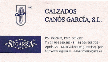 CALZADOS CANOS GARCIA